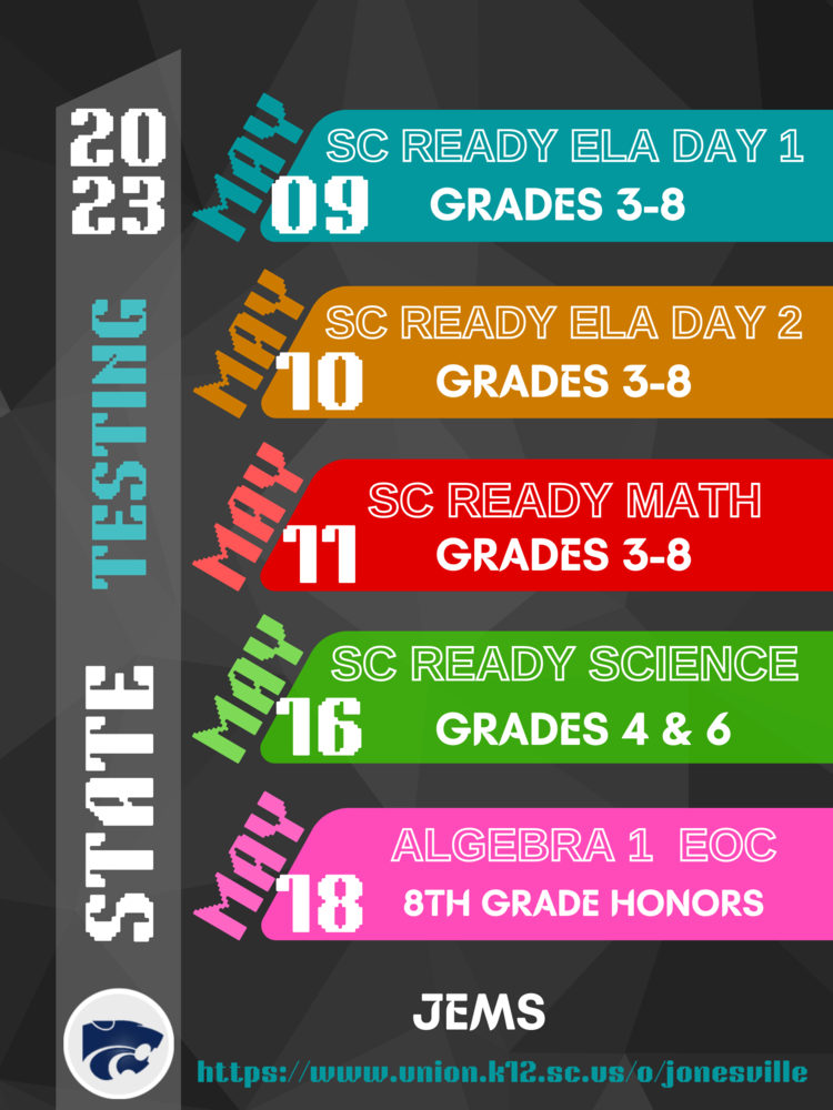 State Testing Jonesville Elementary/Middle