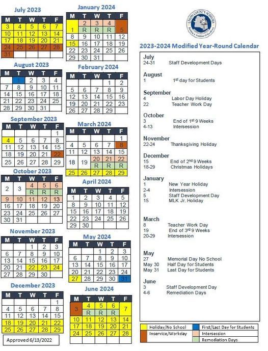 Union County School Calendar 2024 2025 - Ted Lexine